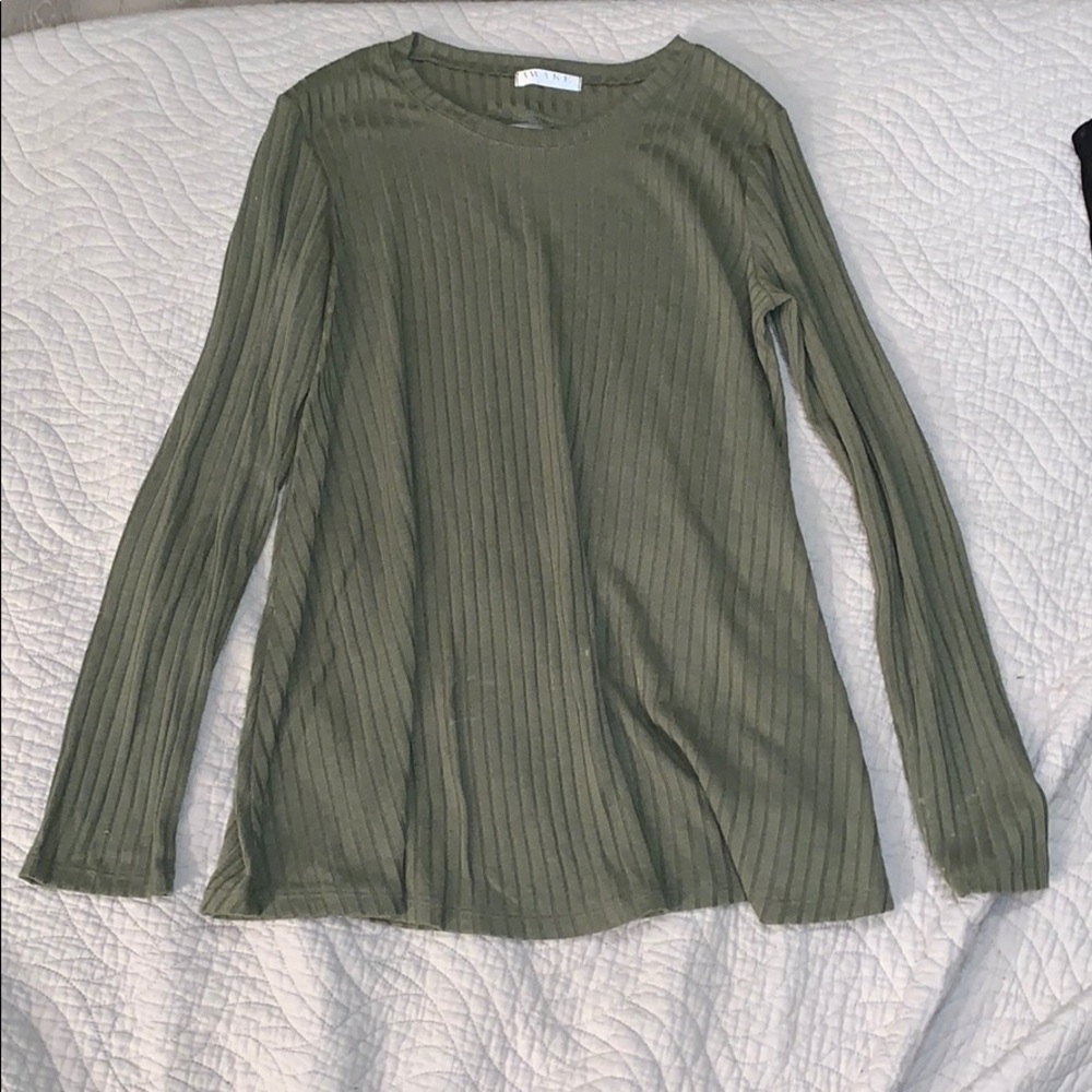 🧡Green sweater
